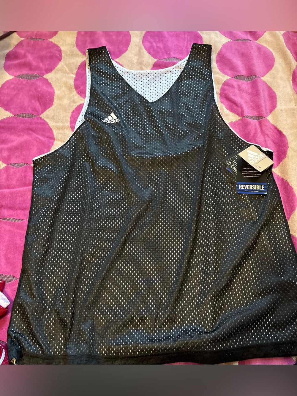 NWT Vintage 1998 Adidas Reversible Mesh Basketball Jersey Tanks